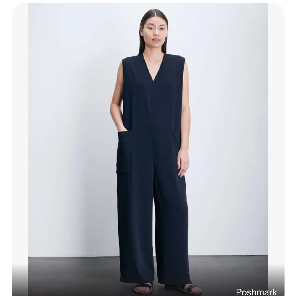 Authentic Roucha Patch Pocket Loose Jumpsuit Size… - image 1